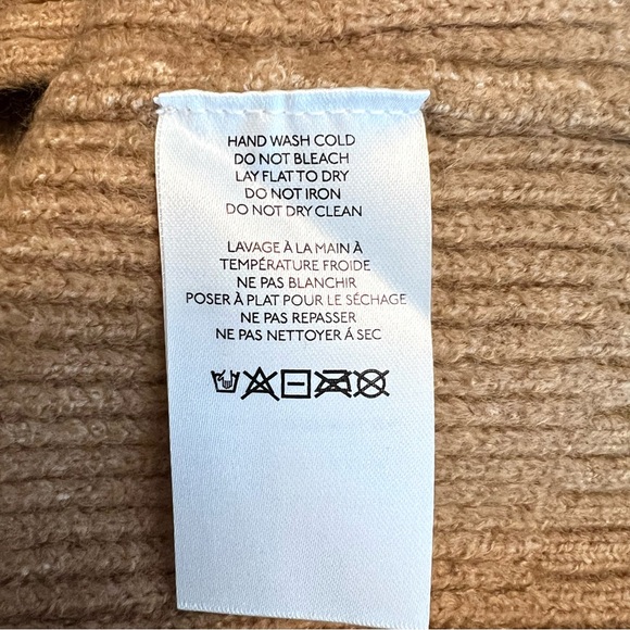 NWT Anthropologie Flat White Puff-Sleeved Sweater Tunic Dress - Picture 8 of 9